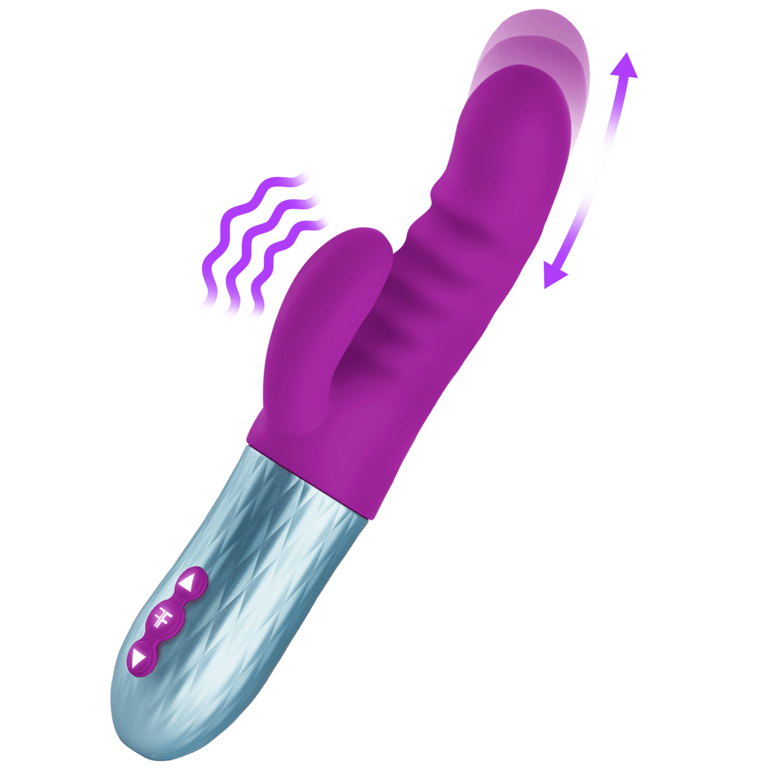 Femme Fun ESSENZA Ribbed Thrusting Rabbit Vibrator