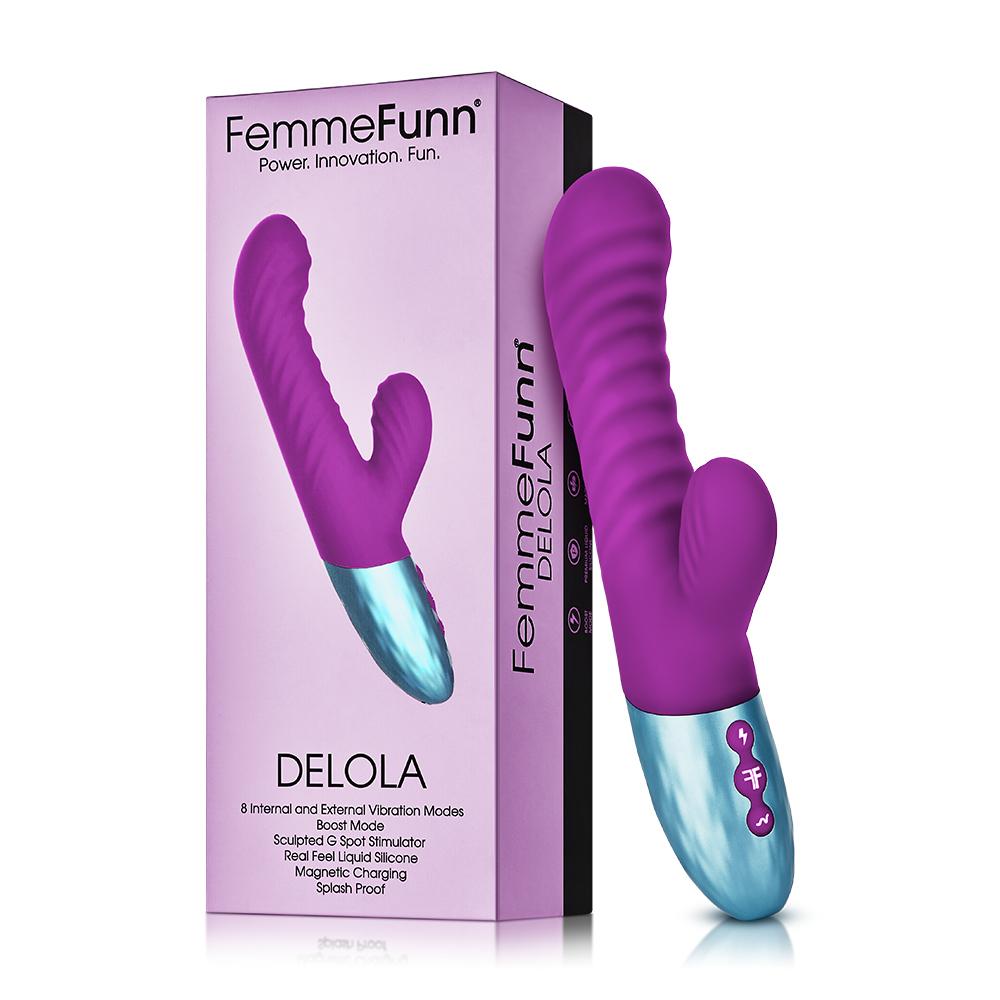 Femme Funn DELOLA Dual Density Rabbit Vibrator - joujou.com.au