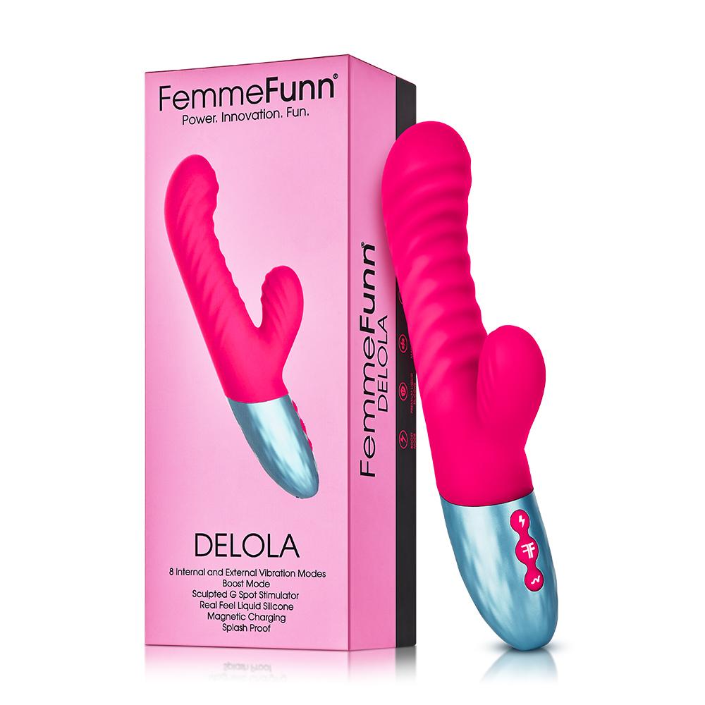 Femme Funn DELOLA Dual Density Rabbit Vibrator - joujou.com.au