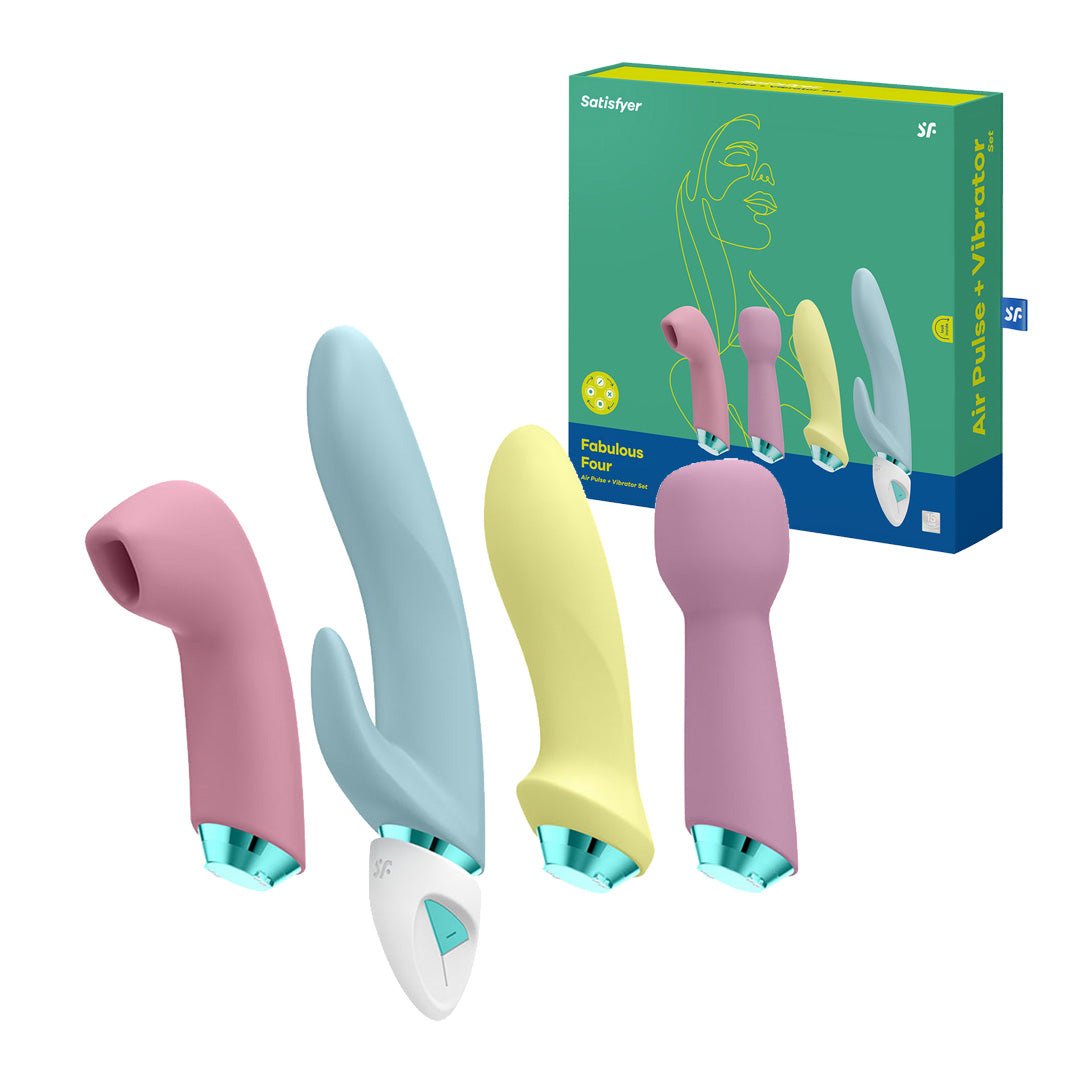 Satisfyer Marvelous Four Air pulse & Vibrator Set - joujou.com.au