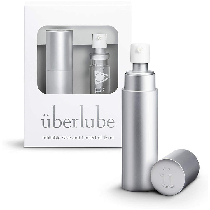 Uberlube Good To Go Traveller Set Silver - joujou.com.au