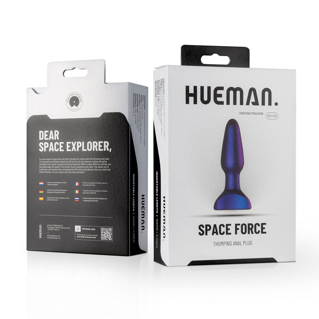 Hueman Space Force Thumping Butt Plug - joujou.com.au