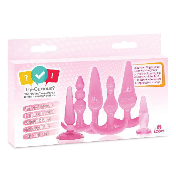 TRY-CURIOUS ANAL PLUG KIT - joujou.com.au