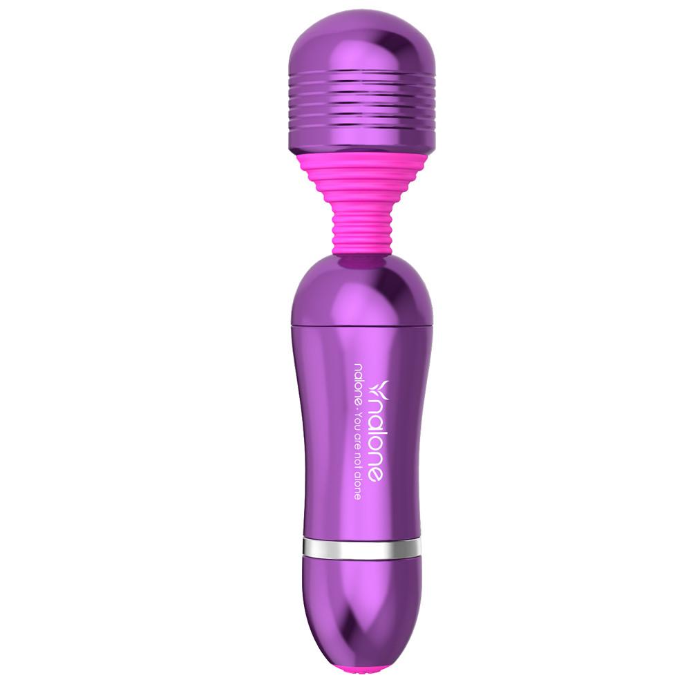 A compact and unique metal massager. The cool metallic body combines with a flexible silicone head to allow you to experience a different type of intimate stimulation.