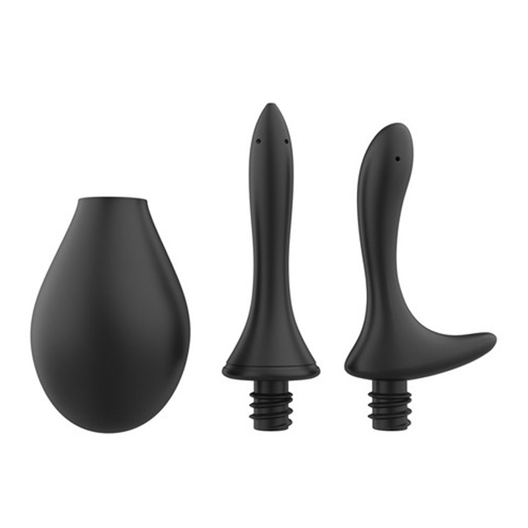 Nexus Anal Douche Set with 2 Silicone Tips - joujou.com.au