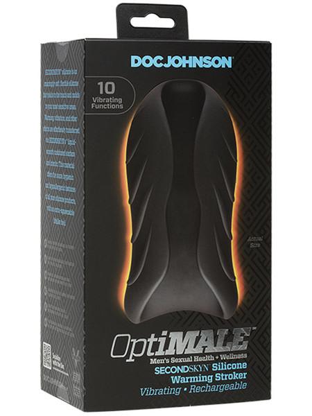 OptiMale - SILICONE AUTO-HEATING VIBRATING STROKER