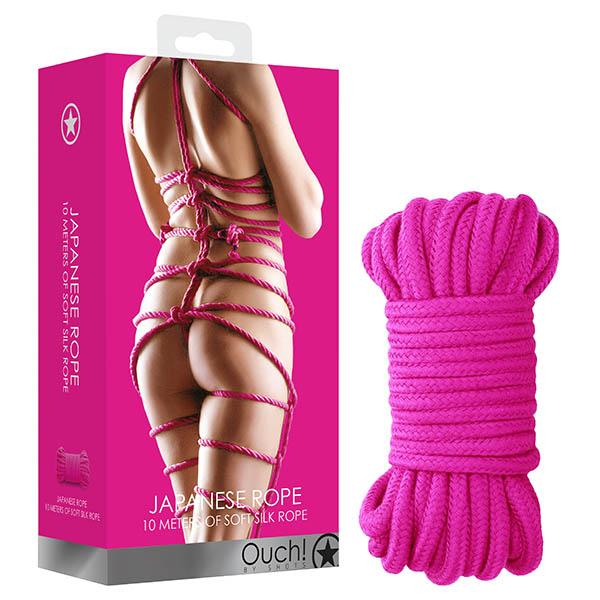 HOT PINK OUCH! Japanese Silk Rope | JOUJOU