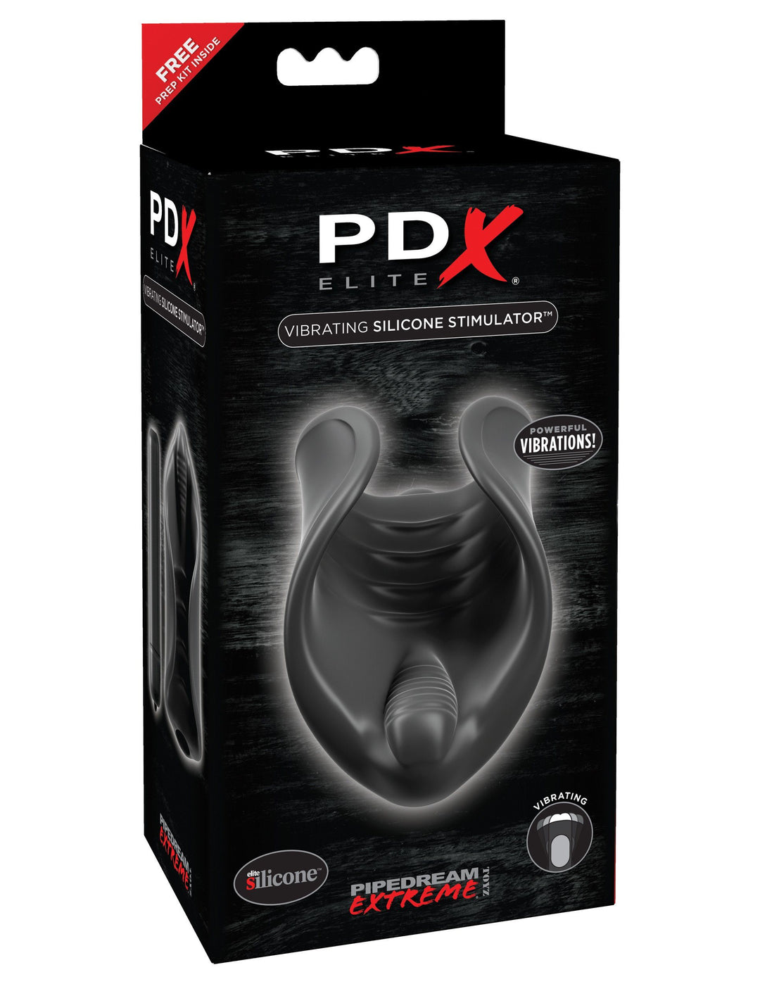 PDX ELITE VIBRATING SILICONE STIMULATOR - joujou.com.au