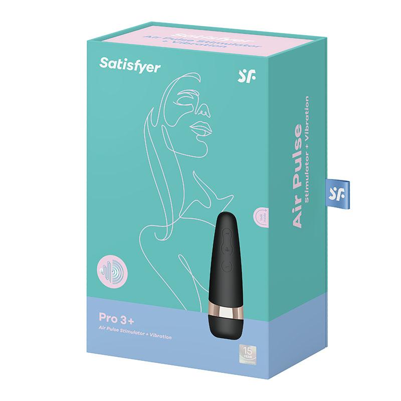 Satisfyer Pro 3 Plus Vibration - Clitoral Stimulator - joujou.com.au