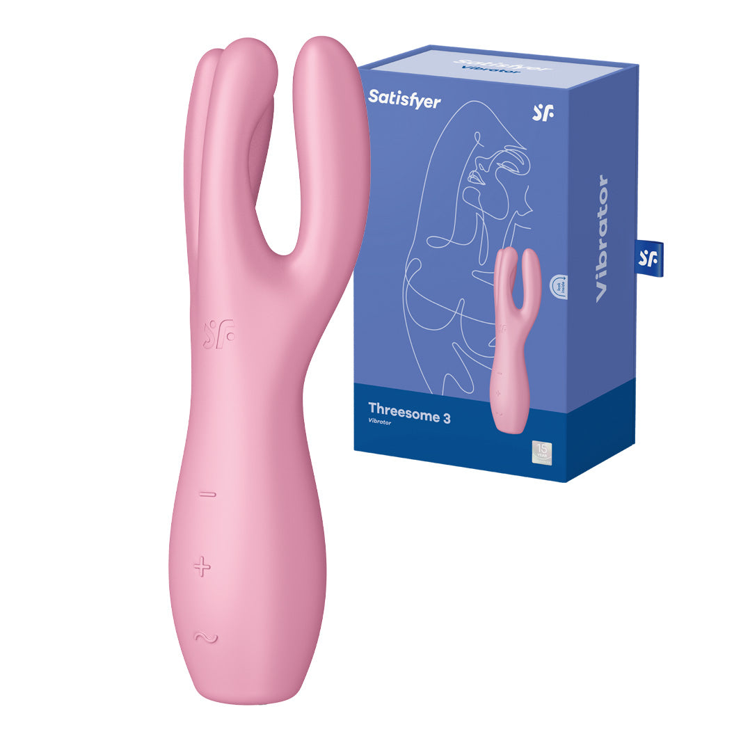 Satisfyer Threesome 3 Triple Head Stimulator - joujou.com.au