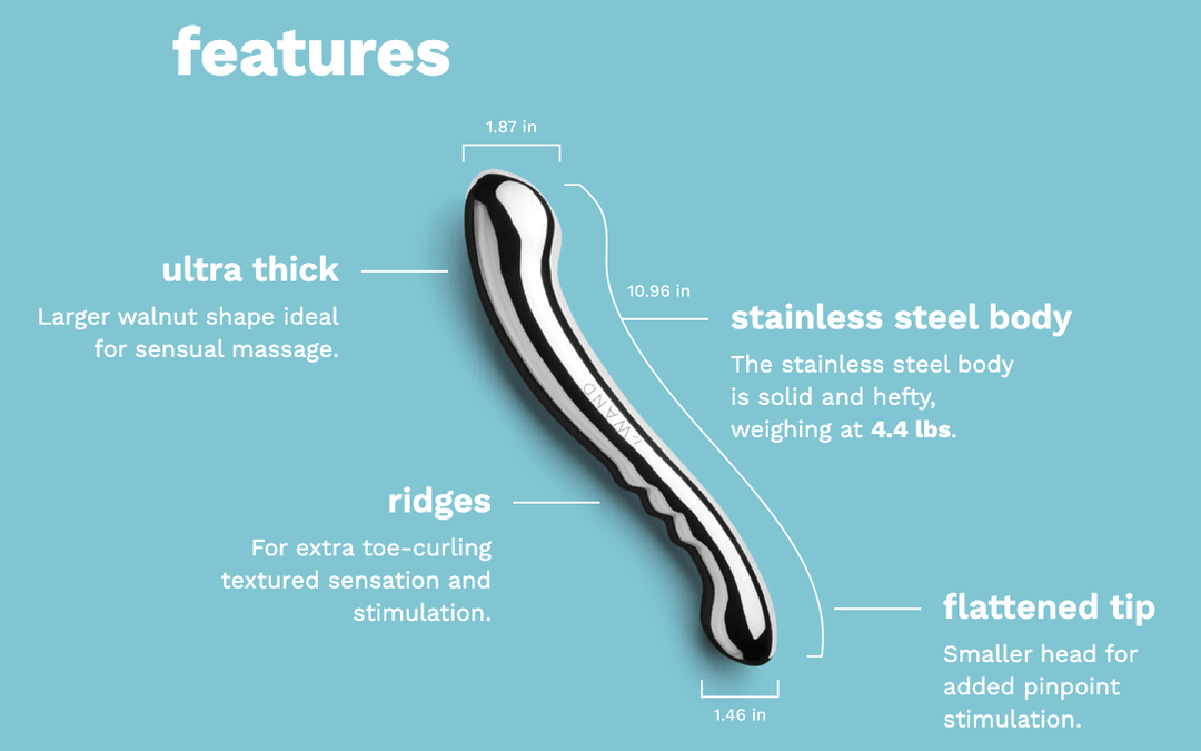 LE WAND CONTOUR Stainless Steel Dildo