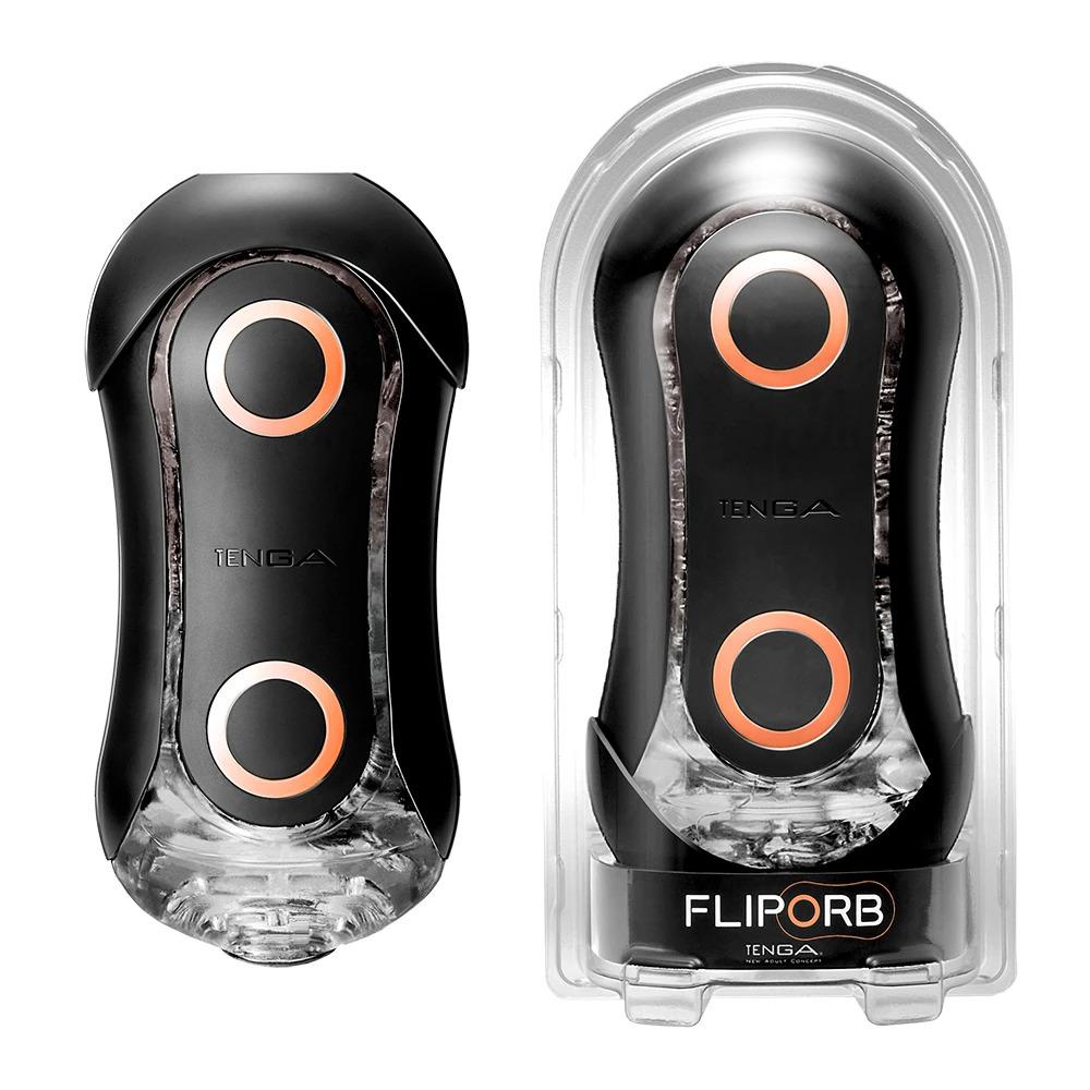 Tenga Flip Orb Strong - Orange Crush - joujou.com.au