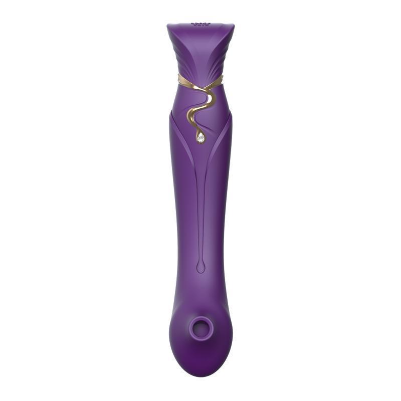 QUEEN SET By Zalo G-spot PulseWave Vibrator with Suction Sleeve - joujou.com.au