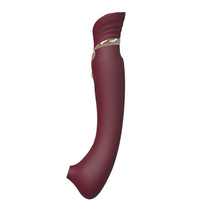 QUEEN SET By Zalo G-spot PulseWave Vibrator with Suction Sleeve - joujou.com.au