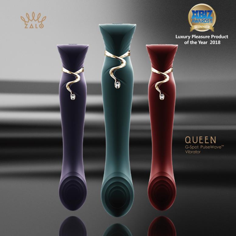 QUEEN G-Spot PulseWave Vibrator By Zalo - joujou.com.au