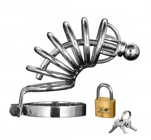 6 Ring Locking Chastity Cage - joujou.com.au