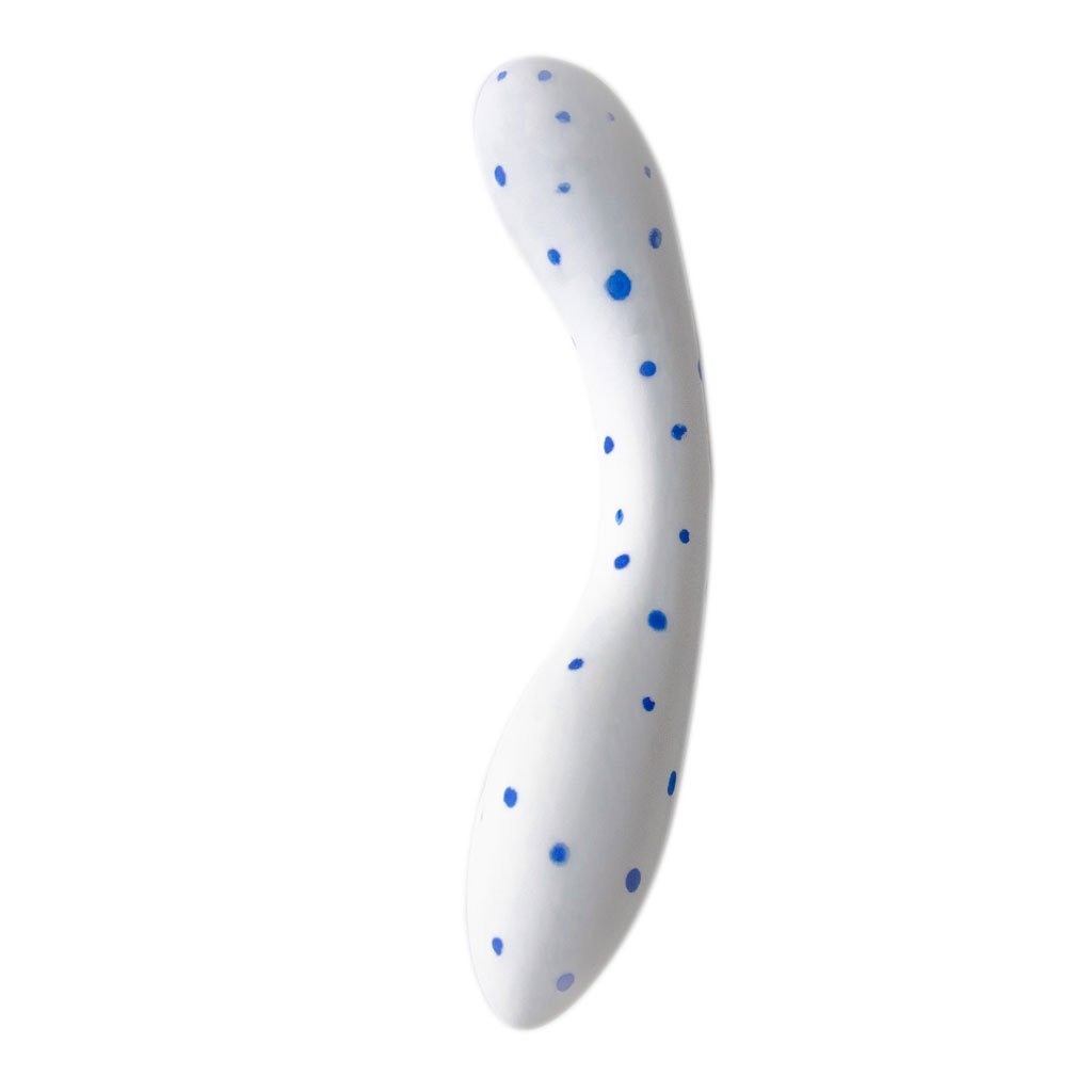 DESIRABLES Dalia Love Dust - Porcelain G-Spot Dildo - joujou.com.au