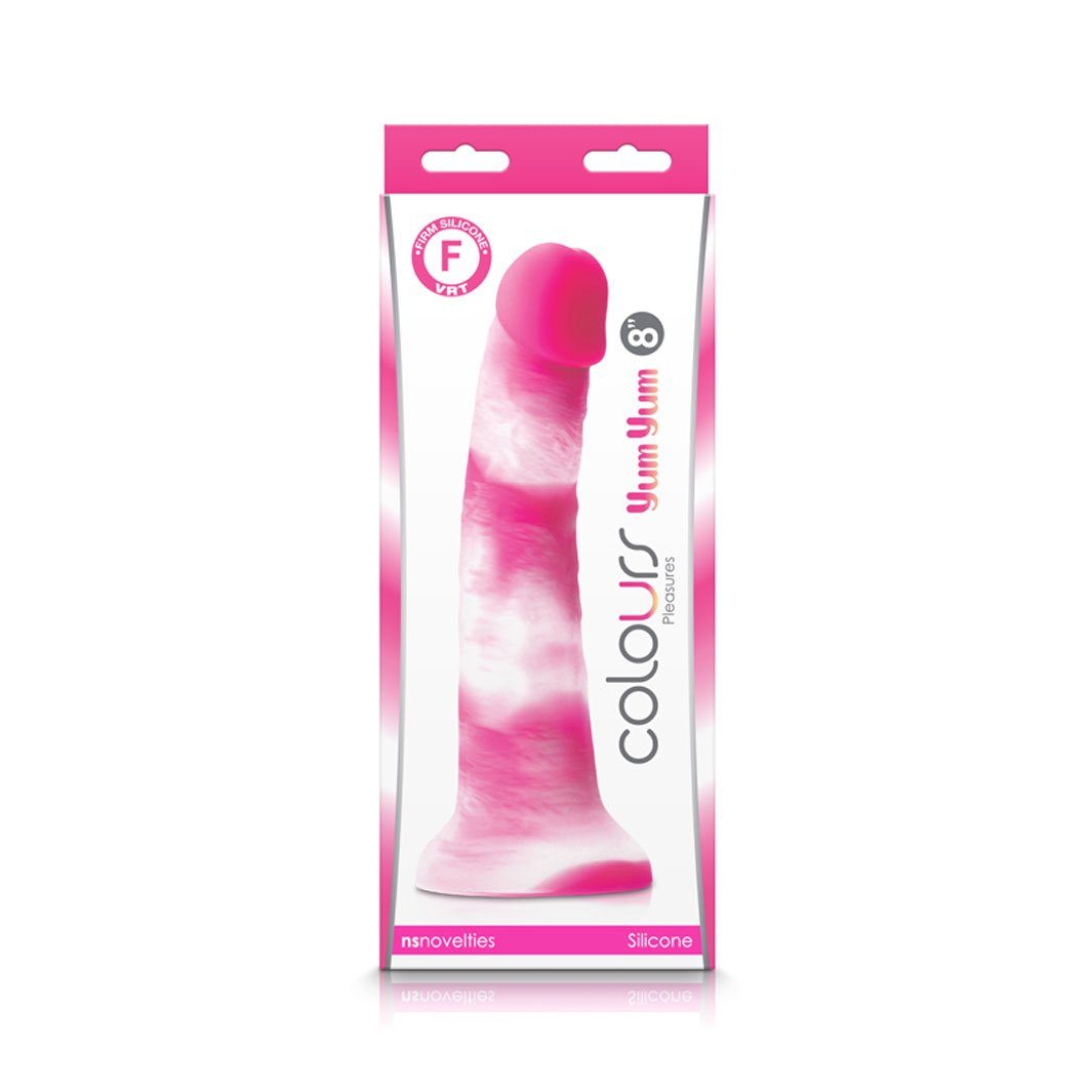 Colours Pleasures Yum Yum 8 Inch Realistic Silicone Dildo - joujou.com.au