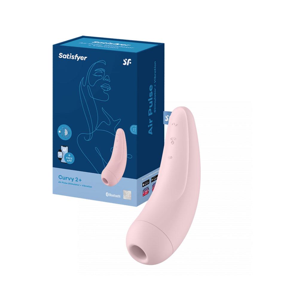 Satisfyer Curvy 2 + Plus Clitoral Stimulator - joujou.com.au