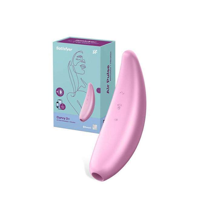 Satisfyer Curvy 3 + Plus Clitoral Stimulator - joujou.com.au