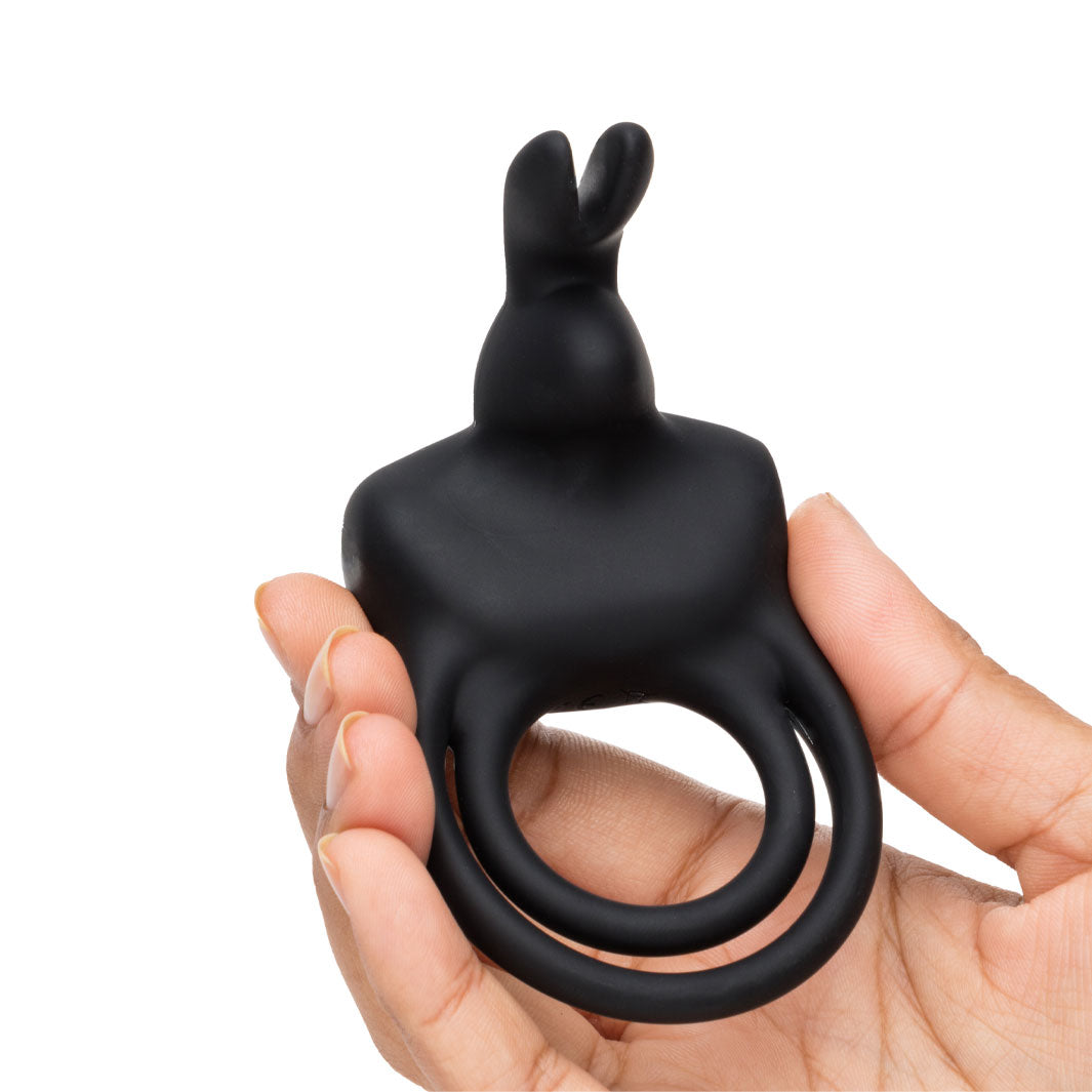 Happy Rabbit Stimulating Rechargeable Rabbit Cock Ring - joujou.com.au