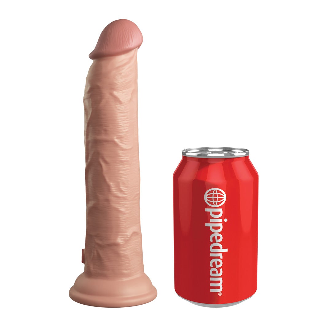 King Cock Elite 9 inch Silicone Dual Density Realistic Dildo - joujou.com.au