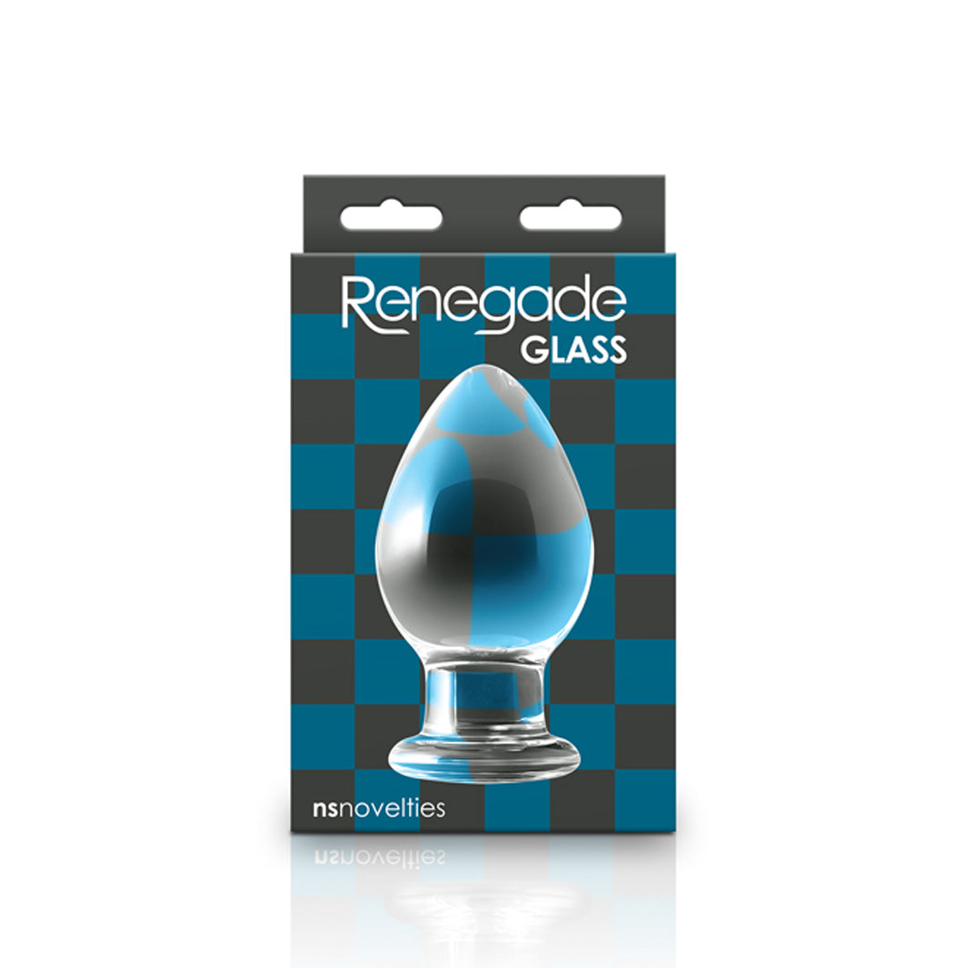 Renegade Glass Knight Glass Butt Plug - joujou.com.au