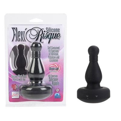 Silicone Flexi Risque 10-Function Silicone Ripple - Black