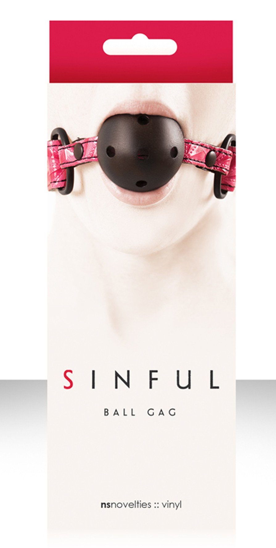 NS Novelties Sinful Pink Ball Gag