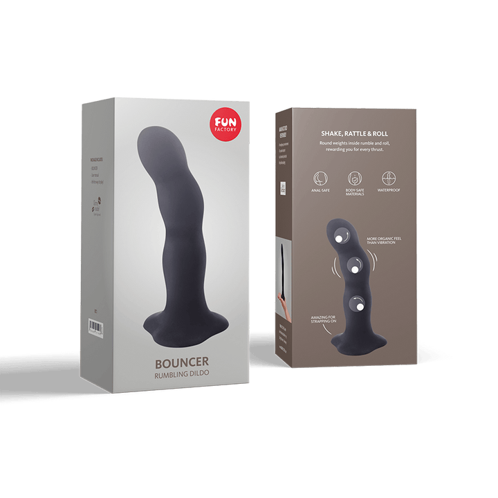 FUN FACTORY Bouncer VIBRO BALL SILICONE DILDO - joujou.com.au