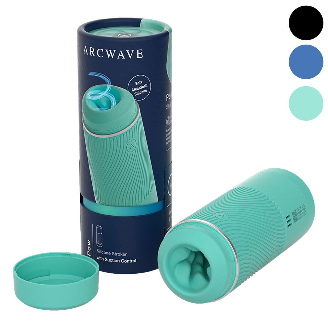 Arcwave Pow Silicone Dual-Entry Suction Control Masturbator - joujou.com.au