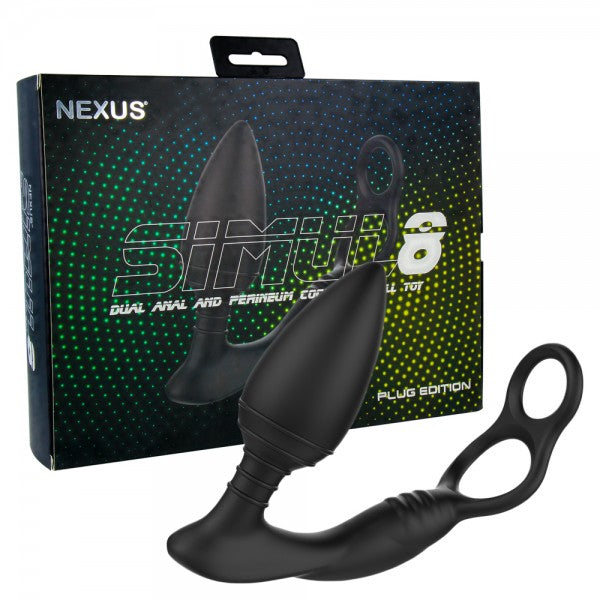 Nexus SIMUL8 Plug Edition Dual Motor Anal Cock And Ball Toy - joujou.com.au