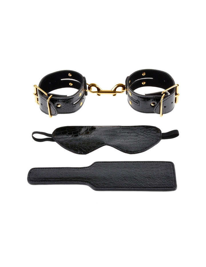 Fetish Fantasy Gold Fantasy Bondage Kit Black - joujou.com.au