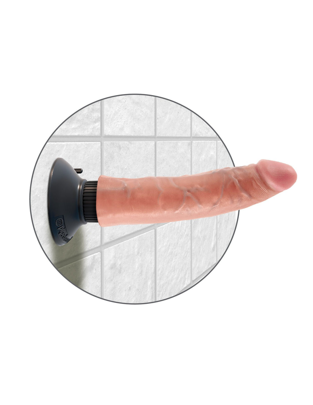 King Cock 7 in. Vibrating Cock - joujou.com.au